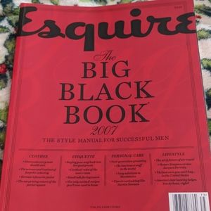 Esquire Magazine Big Black Book 2007 Christmas